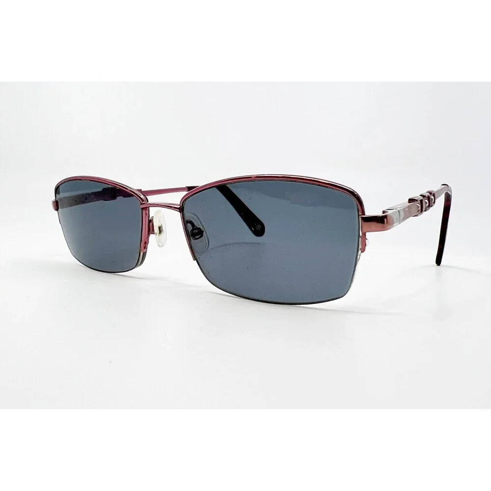 Unbranded Sunglasses Womens Rose Pink Metal Rectangle 51-17-135 51mm